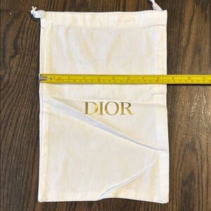 Dior White Dust Bag